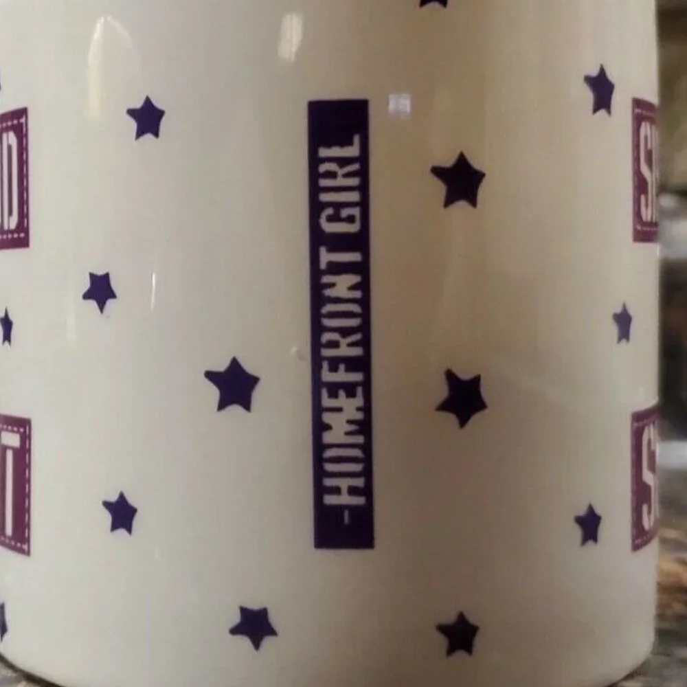 Sisterhood of Support Stoneware Coffee Cocoa Tea Mug Homefront Girl Collection